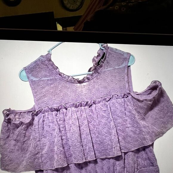 Lane Bryant Lavender Off-Shoulder Dress - Picture 3 of 11